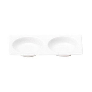 光洋陶器 プラージュ 2連ディッシュ 13700090