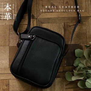Shoulder Bag Cattle Leather Shoulder Bag Pocket Men's