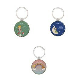フランス直輸入　LE PETIT PRINCE　星の王子様　メタルキーホルダー/キーリング