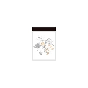 ■2025SS　先行予約■　もちぽぽ　ミニメモ　ねこぽぽ