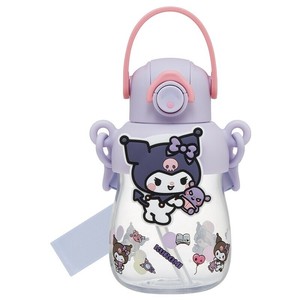 Water Bottle Rubber Mascot KUROMI 650ml