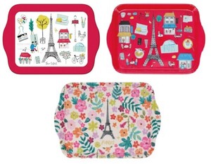 フランス直輸入　ミニトレー　PARISデザイン　3種