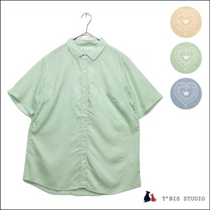 Button Shirt/Blouse Short Sleeve Shirt Made in Japan