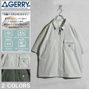 Button Shirt GERRY Short Sleeve Shirt Cool Touch