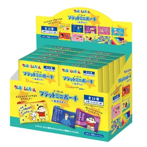 Pre-order Pouch Crayon Shin-chan Secret Flat Mini Pouche 10-pcs