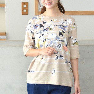 T-shirt Cut-and-sew 5/10 length Made in Japan