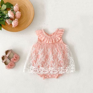 韓国スタイル 5サイズ ロンパース 襟 レス かわいい