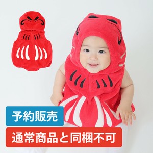 预购 婴儿连身衣/连衣裙 绒毛/蓬松毛绒 达摩不倒翁