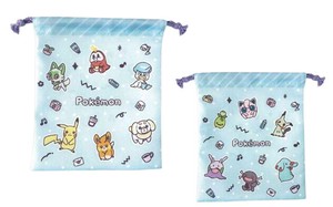 7月入荷予定　ポケットモンスター　巾着　集合　ポケモン