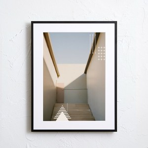 【アートポスター】建築 北欧風 風景景色 模様 インテリア おしゃれ写真イラスト A4A3A2
