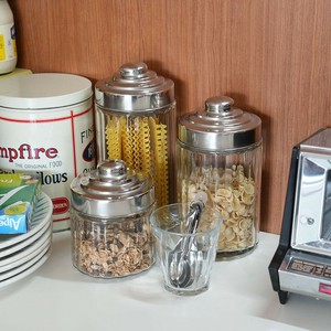 【DULTON】ダルトン GLASS CANISTER ガラス キャニスター 保存瓶 食品保管 キッチン雑貨