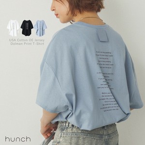 USAコットンOE天竺 ドルマンプリントT 2025新作 S/S