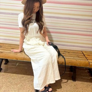 ワイドレッグパンツ　ワイドパンツ　ポケット付