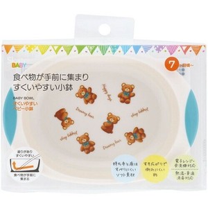 スケーター《特価》 【予約販売】すくいやすい ベビー小鉢 ぬいぐるみ／くま