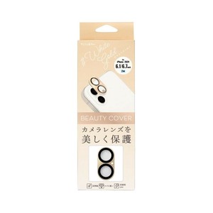 ビューティーカバー iPhone16/16Plus(2眼) ホワイトゴールド i38FCBC05
