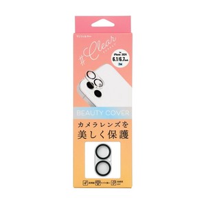 ビューティーカバー iPhone16/16Plus(2眼) クリア i38FCBC01
