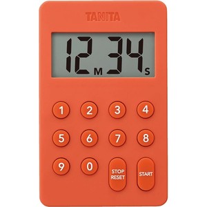 TANITA タニタ デジタルタイマー100分計 オレンジ TD-415