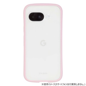 GooglePixel9a専用背面型ケース Chrome-CLEAR Pink Gray GP9a-CHC06