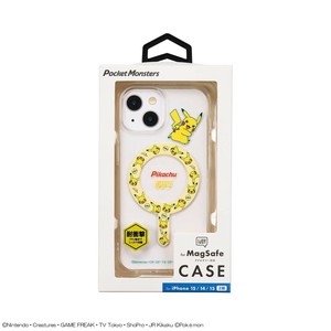 ポケットモンスター:MagSafeケース iPhone15/14/13対応 ピカチュウ i37FPM05