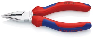 特殊工具鋼 ニードルノーズペンチ クロムメッキ 全長145mm バルク品