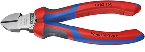 斜ニッパー 黒防錆コート 全長160mm