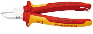 T 絶縁斜ニッパー 落下防止 1000V 全長180mm