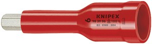 差込角1/2SQ 絶縁ヘキサゴンソケット 対辺5mm 1000V