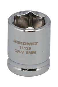 差込角1/4SQ 9mm ショートソケット 6角