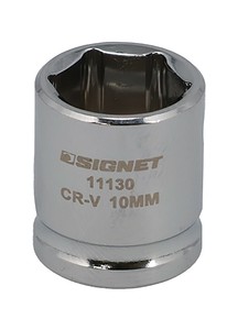 差込角1/4SQ 10mm ショートソケット 6角