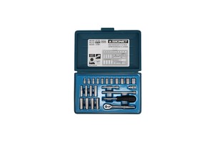 差込角3/8SQ ソケットレンチセット 6角 24点