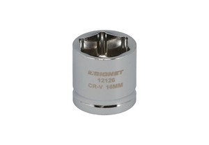 差込角3/8SQ 16mm ショートソケット 6角