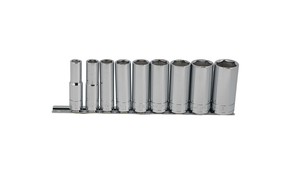 差込角3/8SQ 9PC インチ ディープソケットセット