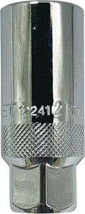 差込角3/8SQ 21mm クリップ式プラグソケット