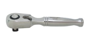 差込角3/8SQ 60ギア ラチェットハンドル ショート 121.5mm