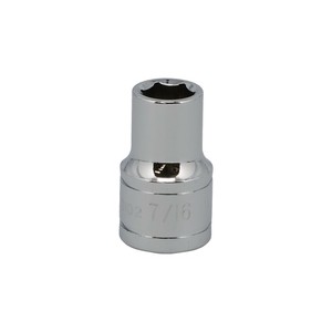 差込角1/2SQ 7/16インチ  ソケット 6角