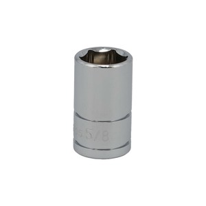 差込角1/2SQ 5/8インチ  ソケット 6角
