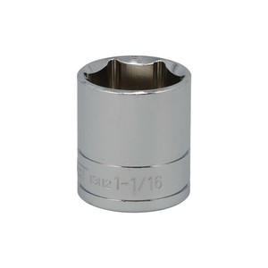 差込角1/2SQ 1.1/16インチ  ソケット 6角