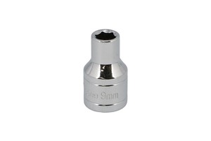 差込角1/2SQ 9mm ソケット 6角