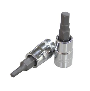 差込角1/4SQ 2mm ヘックスビットソケット