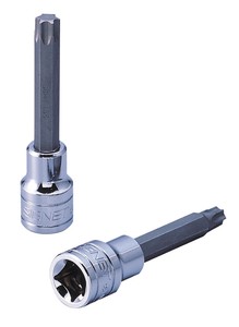 差込角1/2SQ T50 ロングヘクスローブビットソケット