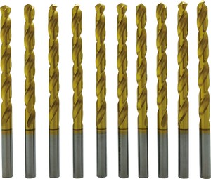 TiNコート  ストレスドリル 4.8mm10本パック