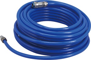 クイックカプラー付エアホース  サイズ8.0mmX20m ブルー