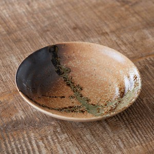 【特価品】22.5cm信楽織部麺皿[B品][日本製/美濃焼/和食器]