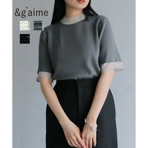 【予約】ラメレイヤードニット/&g'aime 2025春夏新作