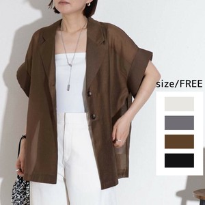 Pre-order Jacket Short Sleeve Sheer