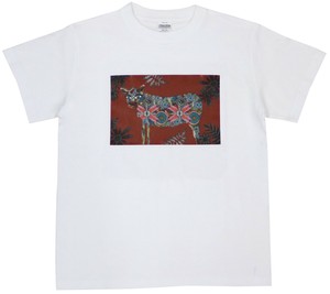 [Olivia] Tｼｬﾂ(白) S 赤い水牛