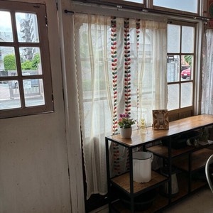 Curtain Embroidery Scallop Retro 140 x 160cm