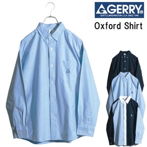 【SPECIAL PRICE】GERRY オックス LOGO胸刺繍 ボタンダウン 長袖シャツ