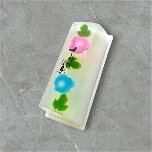 朝顔ヨーグルト風味　華ようかん 水ようかん 羊羹 水菓子 涼菓 手仕事 デザイン 映える