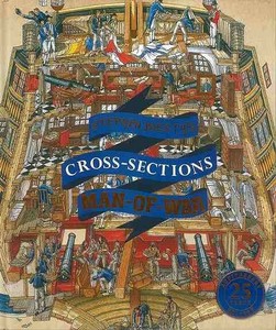 【洋書アウトレット】 STEPHEN　BIESTY’S　CROSS−SECTIONS　MAN−OF−WAR インテリア/雑貨